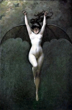 Batwoman by Albert Penot 1890